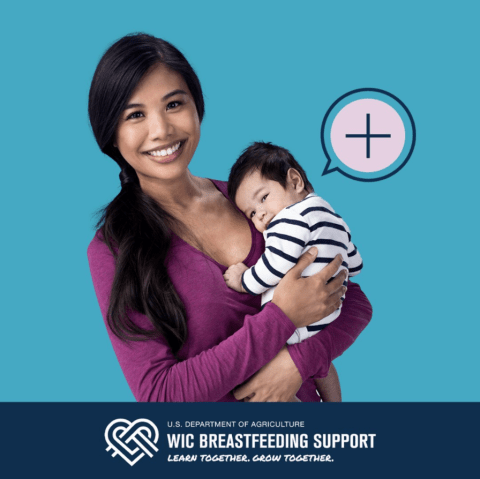 Mother holding infant BF Campaign Image