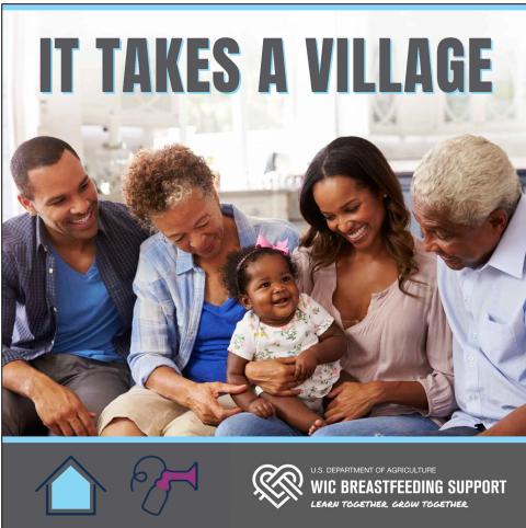 Social media message to support and promote WIC breastfeeding 